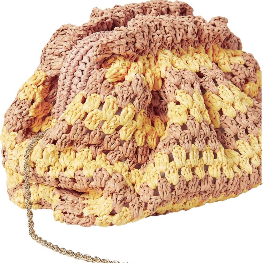 LOEFFLER RANDALL Raffia Clutch - Picture 2 of 10